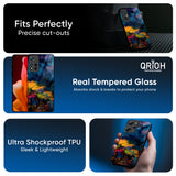 Multicolor Oil Painting Glass Case for Redmi Note 15 Pro 5G