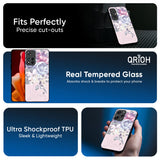 Elegant Floral Glass Case for Redmi Note 15 Pro 5G
