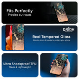 Bronze Texture Glass Case for Redmi Note 15 Pro 5G