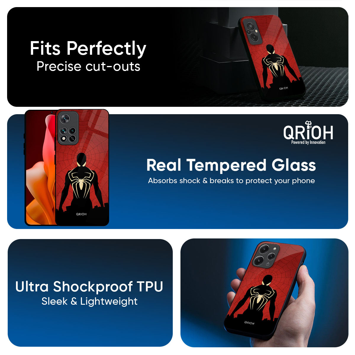 Mighty Superhero Glass Case For Mi 15 5G