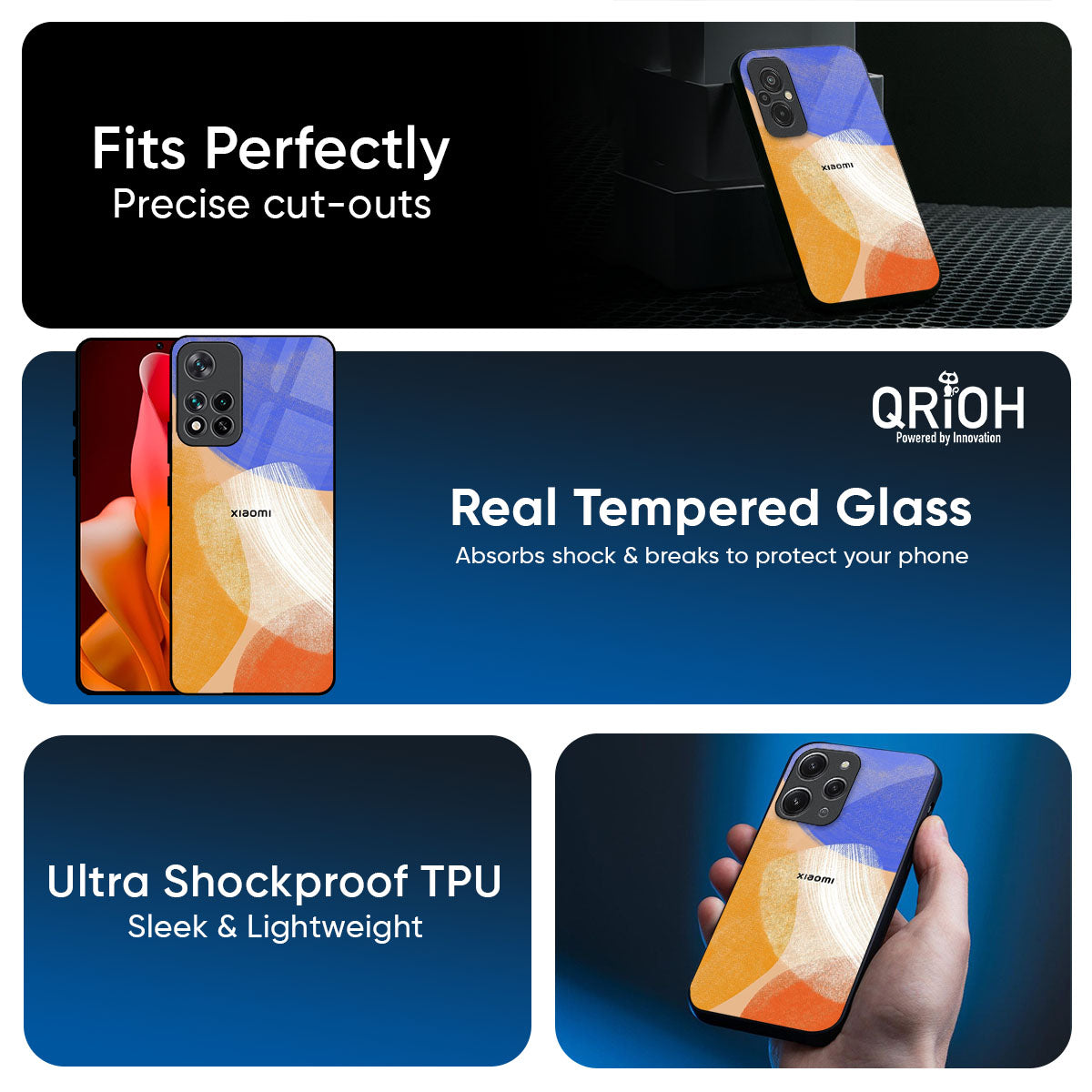 Creative Canvas Glass Case for Xiaomi 17 Ultra 5G