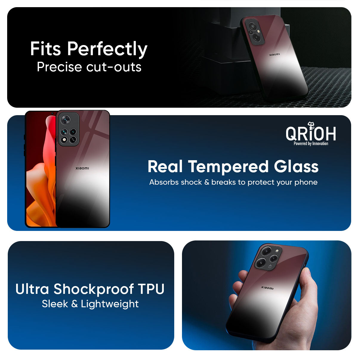Soft Blur Glass Case for Mi 14 Ultra 5G