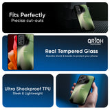 Green Tornado Glass Case for Redmi 15 5G