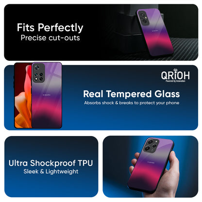 Pink Horizon Glass Case for Mi 15 5G