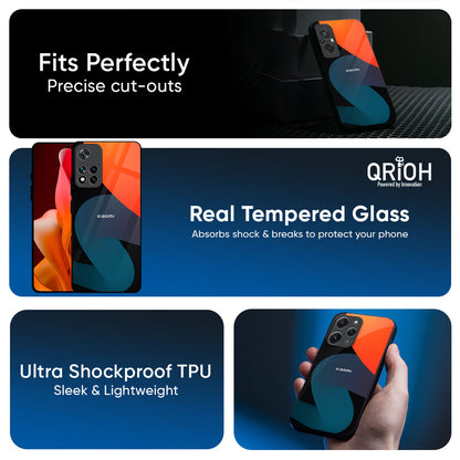 Bold Line Glass Case for Mi 15 5G
