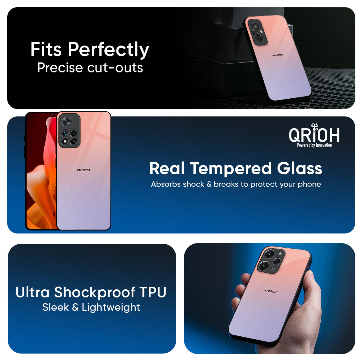 Dawn Gradient Glass Case for Xiaomi 17T 5G