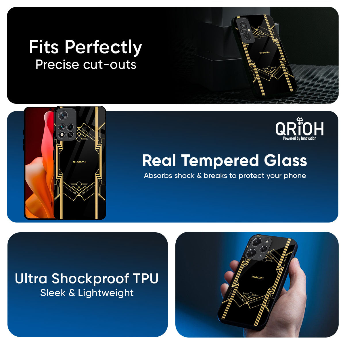 Sacred Logo Glass Case for Xiaomi 17T 5G
