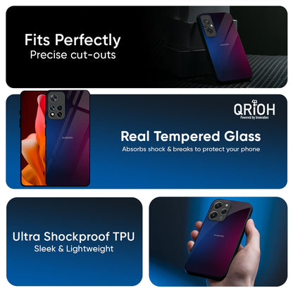 Mix Gradient Shade Glass Case For Redmi Note 15 Pro 5G