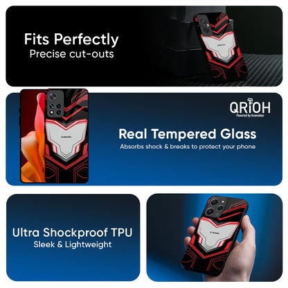 Quantum Suit Glass Case For Mi 15 5G