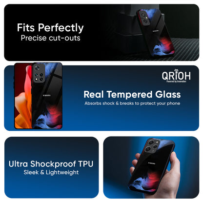 Fine Art Wave Glass Case for Redmi Note 15 5G