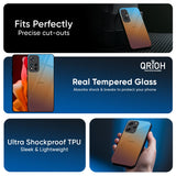 Rich Brown Glass Case for Mi 15 5G