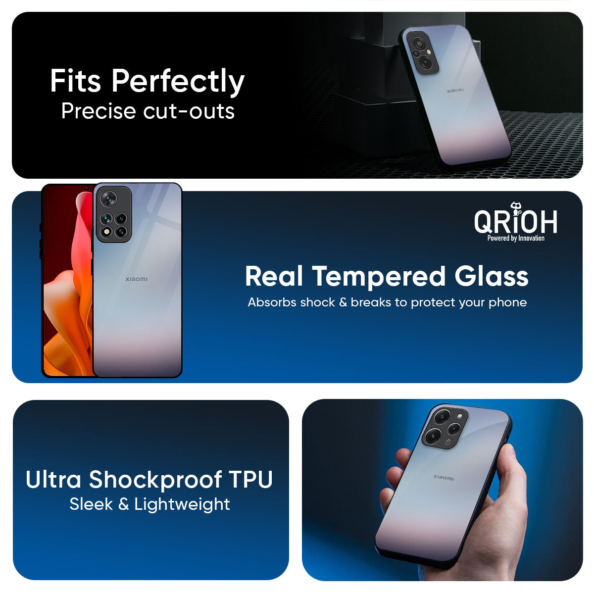 Light Sky Texture Glass Case for Mi 14 Ultra 5G