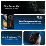 Modern Ultra Chevron Glass Case for Realme GT7 Pro