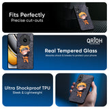 Orange Chubby Glass Case for Realme GT7 Pro