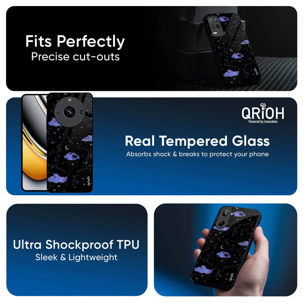 Constellations Glass Case for Realme 13 5G