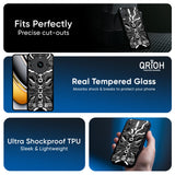 Monochrome Magic Glass Case for Realme 9