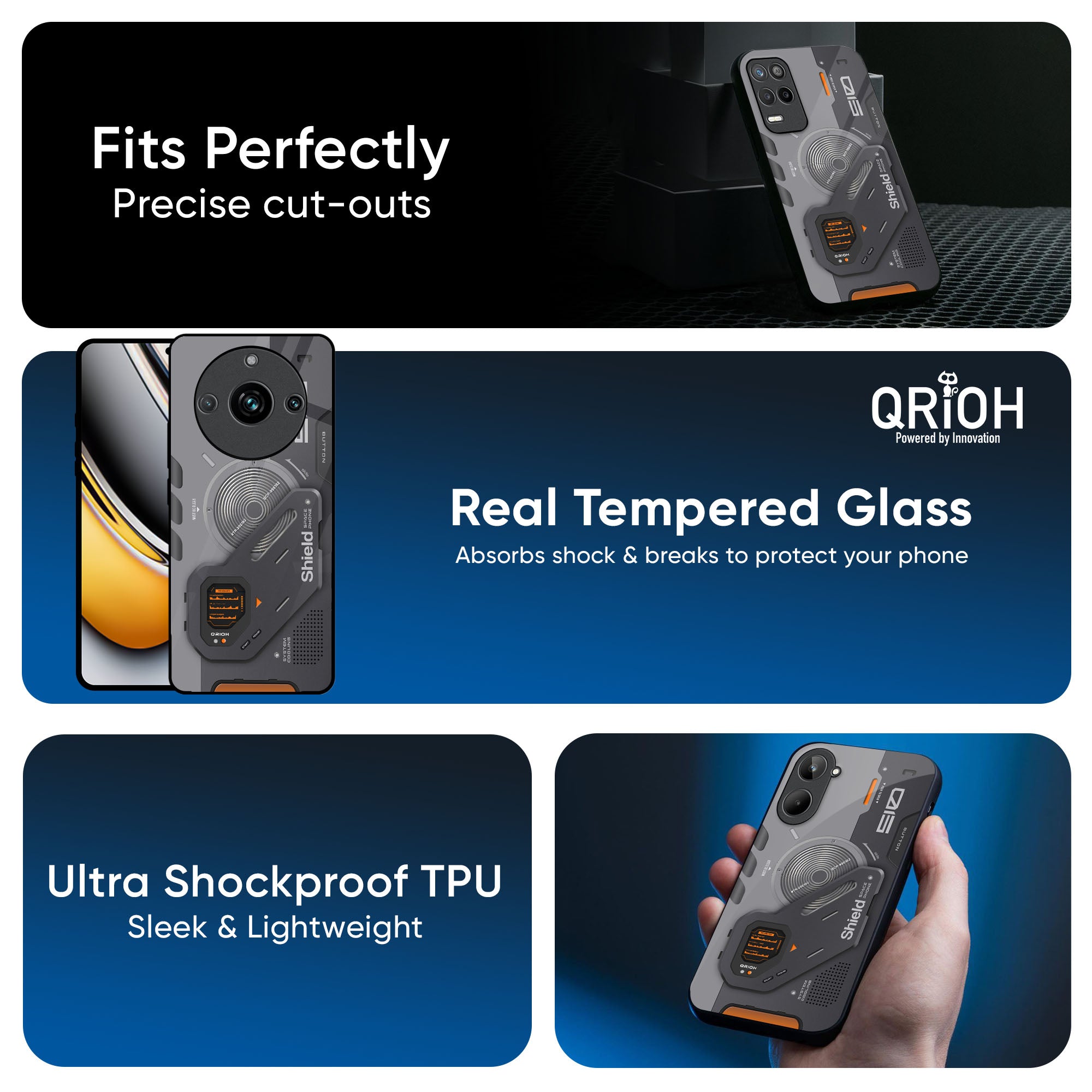 Tech Lifestyle Glass Case for Realme 11x 5G