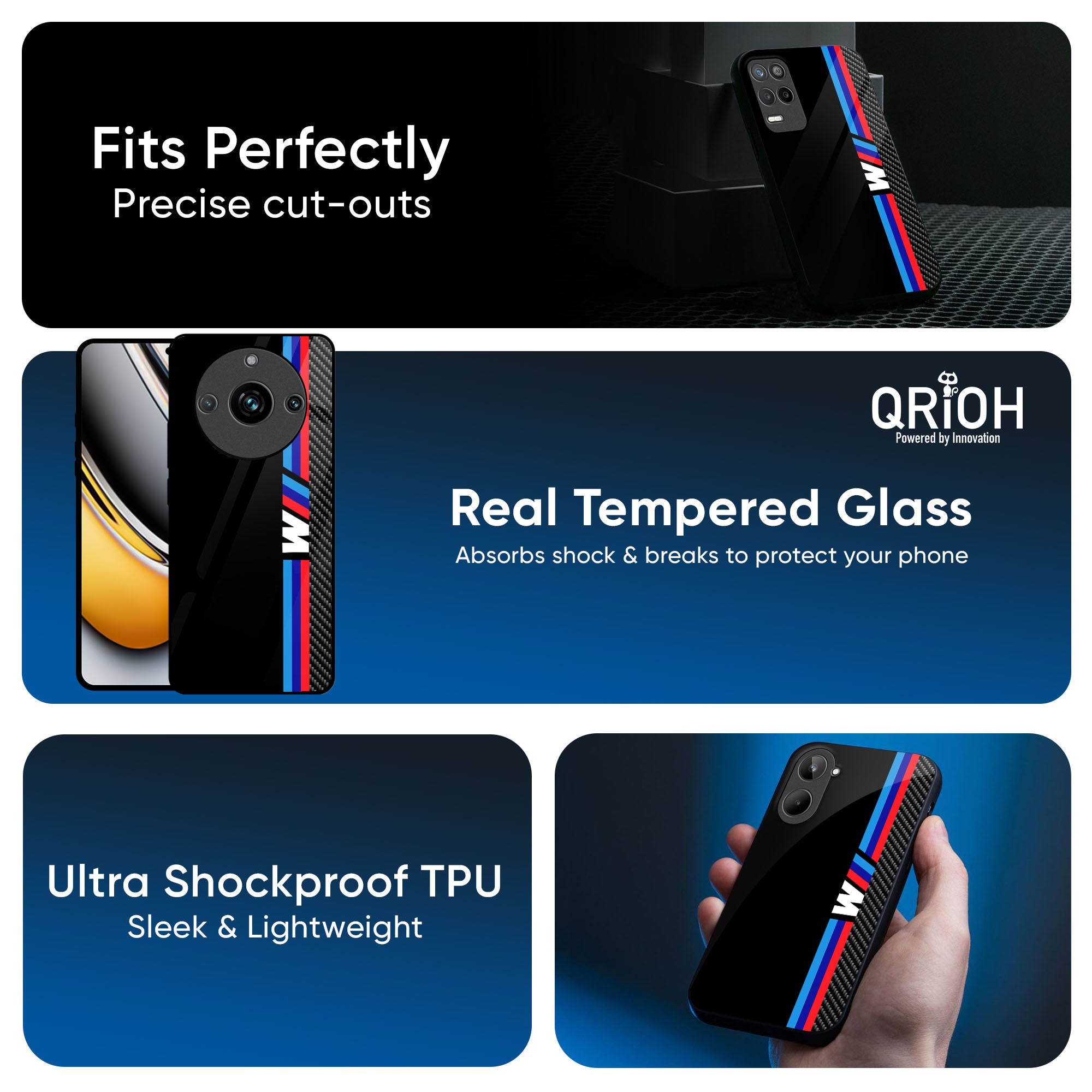 Automotive Art Glass Case for Realme 11 Pro Plus 5G