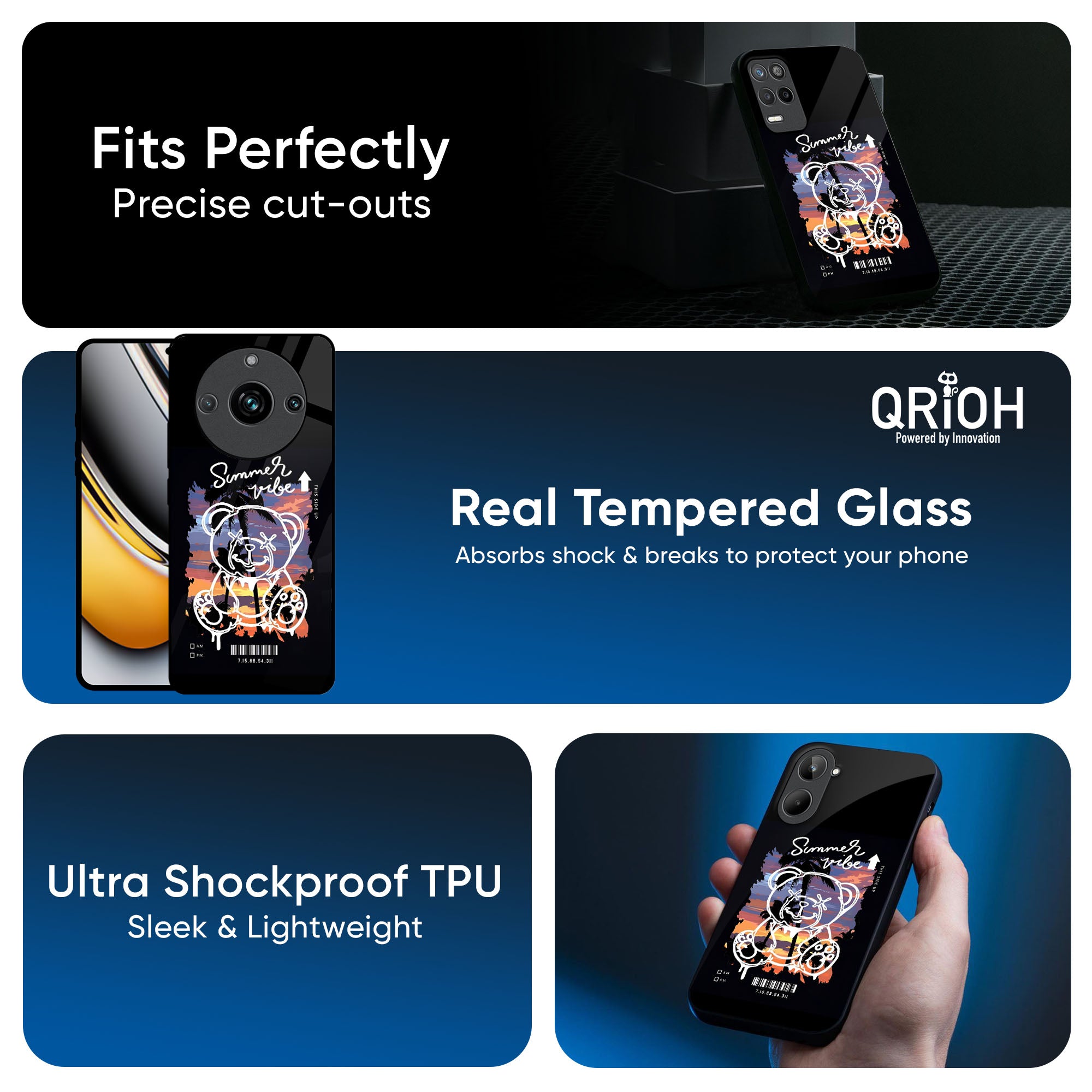 Summer Vibe Glass Case for Realme Narzo 60 5G