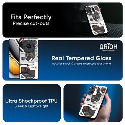 Explore Circuit Glass Case for Realme C2