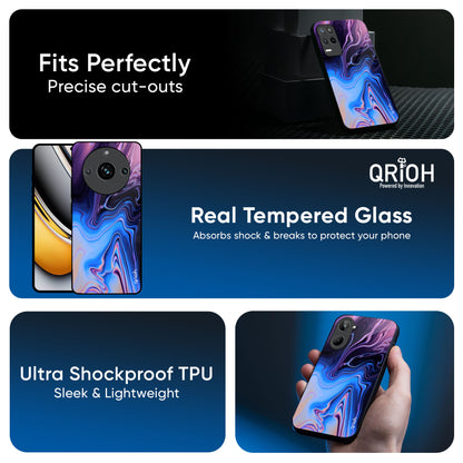 Psychic Texture Glass Case for Realme 13 5G