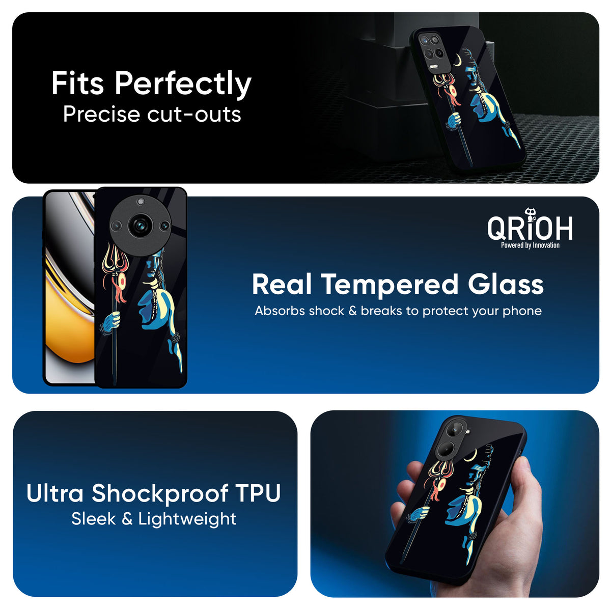 Mahakal Glass Case For Realme GT7 Pro