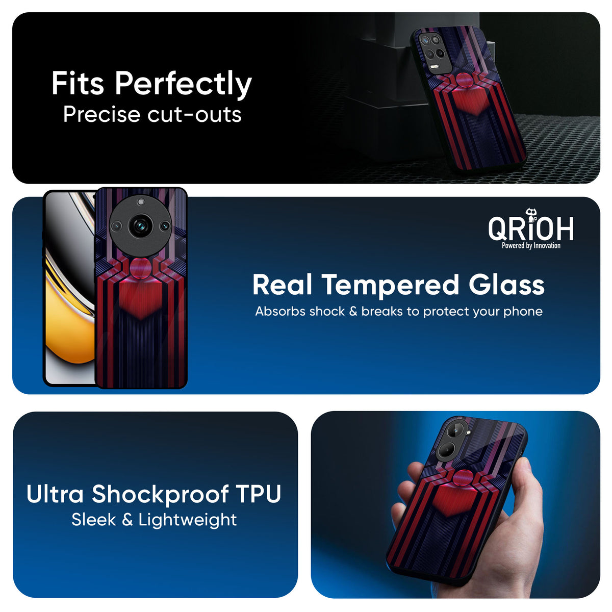 Super Art Logo Glass Case For Realme 13 5G