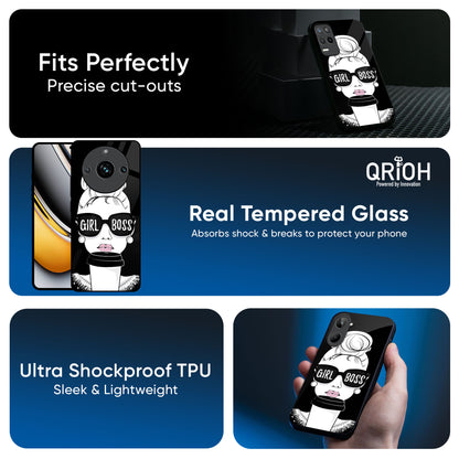 Girl Boss Glass Case For Realme 13 5G