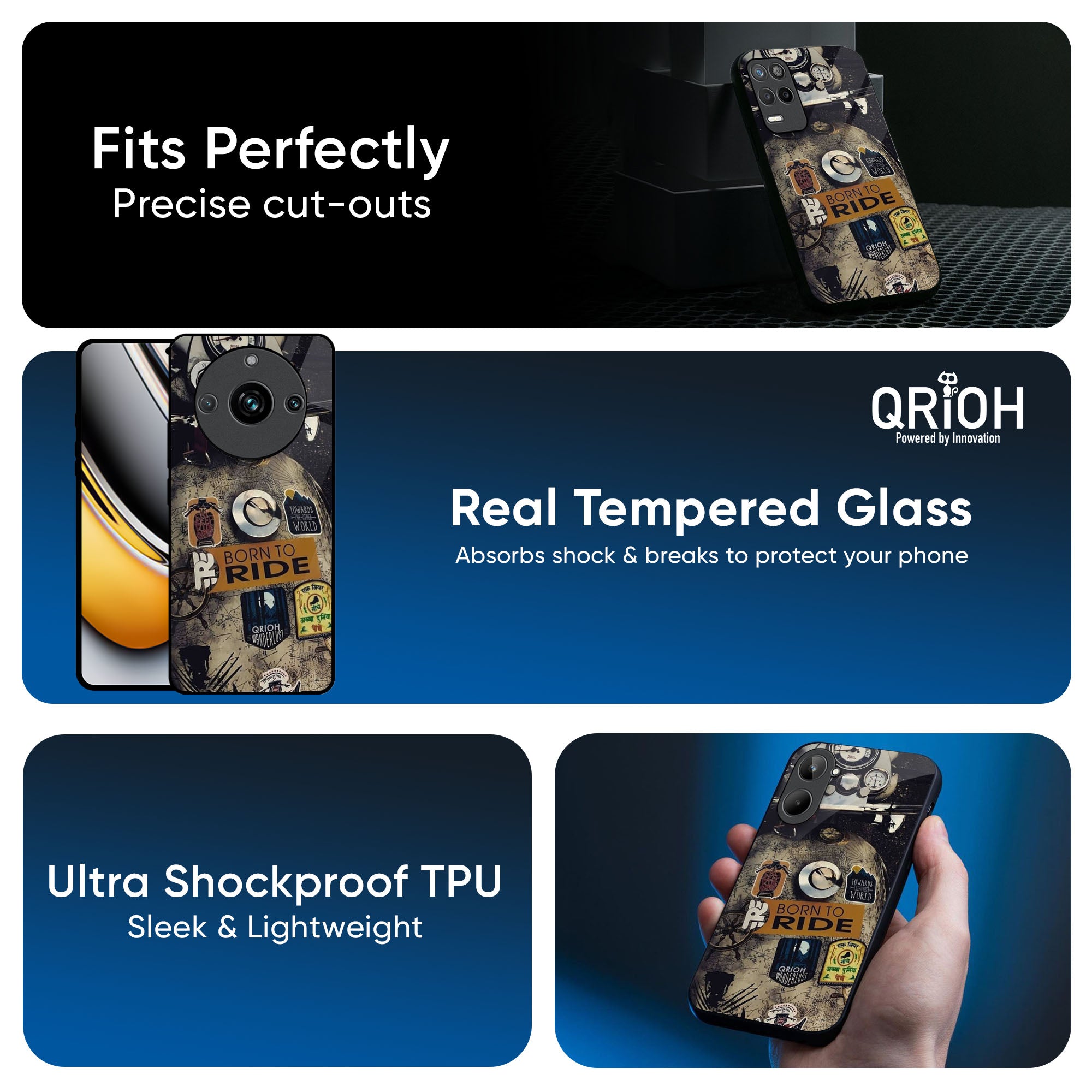 Ride Mode On Glass Case for Realme GT7 Pro