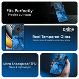 Gold Sprinkle Glass Case for Realme 13 Pro Plus 5G