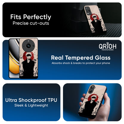 Manga Series Glass Case for Realme 13 Plus 5G