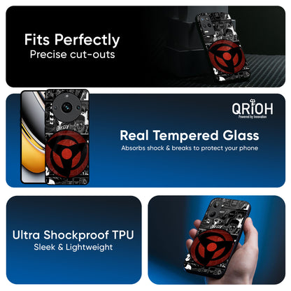Sharingan Glass Case for Realme 13 5G