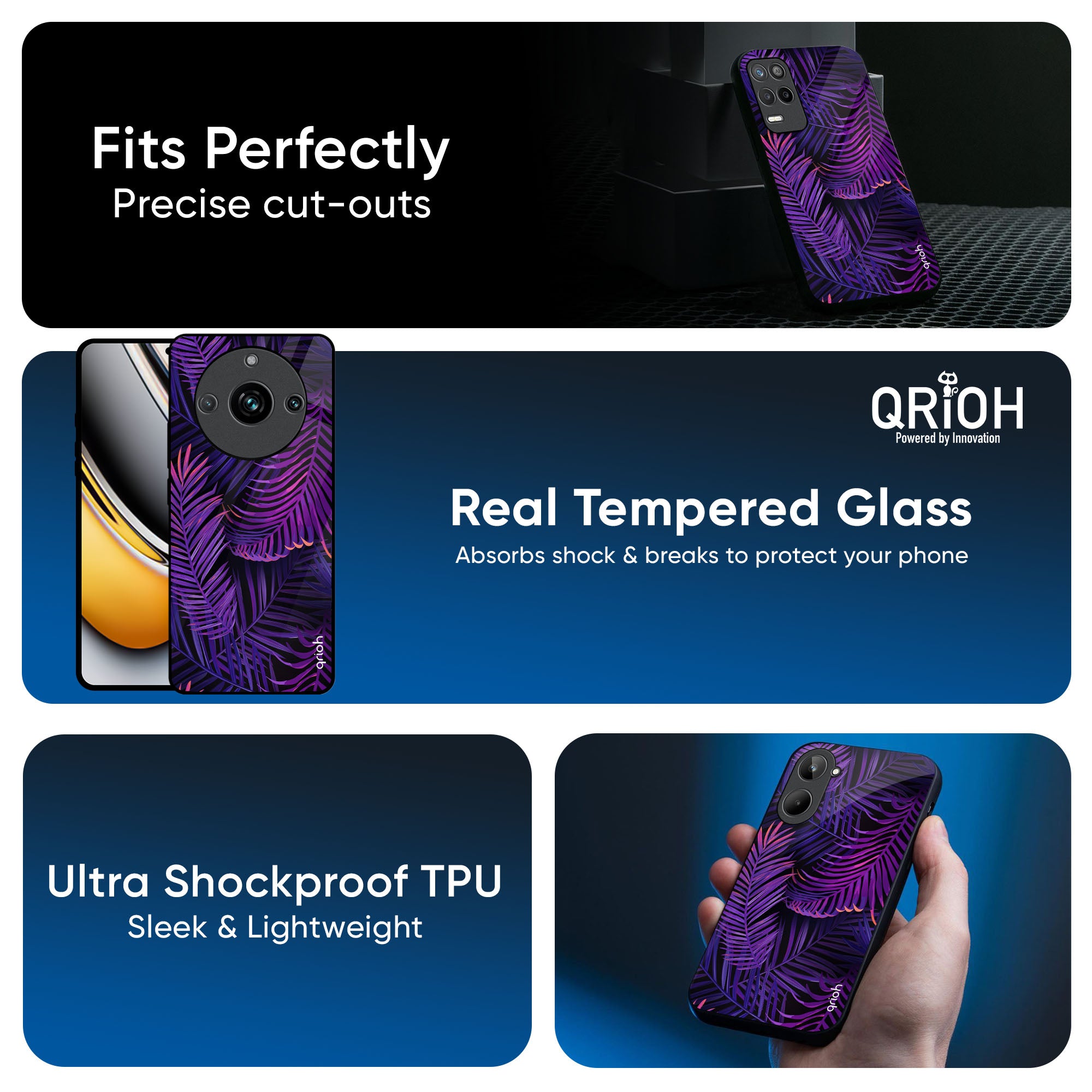 Plush Nature Glass Case for Realme 13 Pro Plus 5G