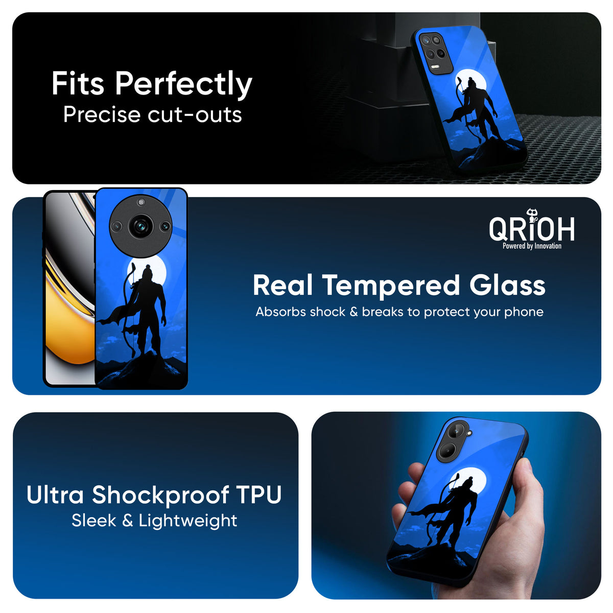 God Glass Case for Realme 13 Plus 5G