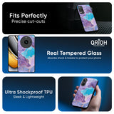 Alcohol ink Marble Glass Case for Realme 13 Pro Plus 5G