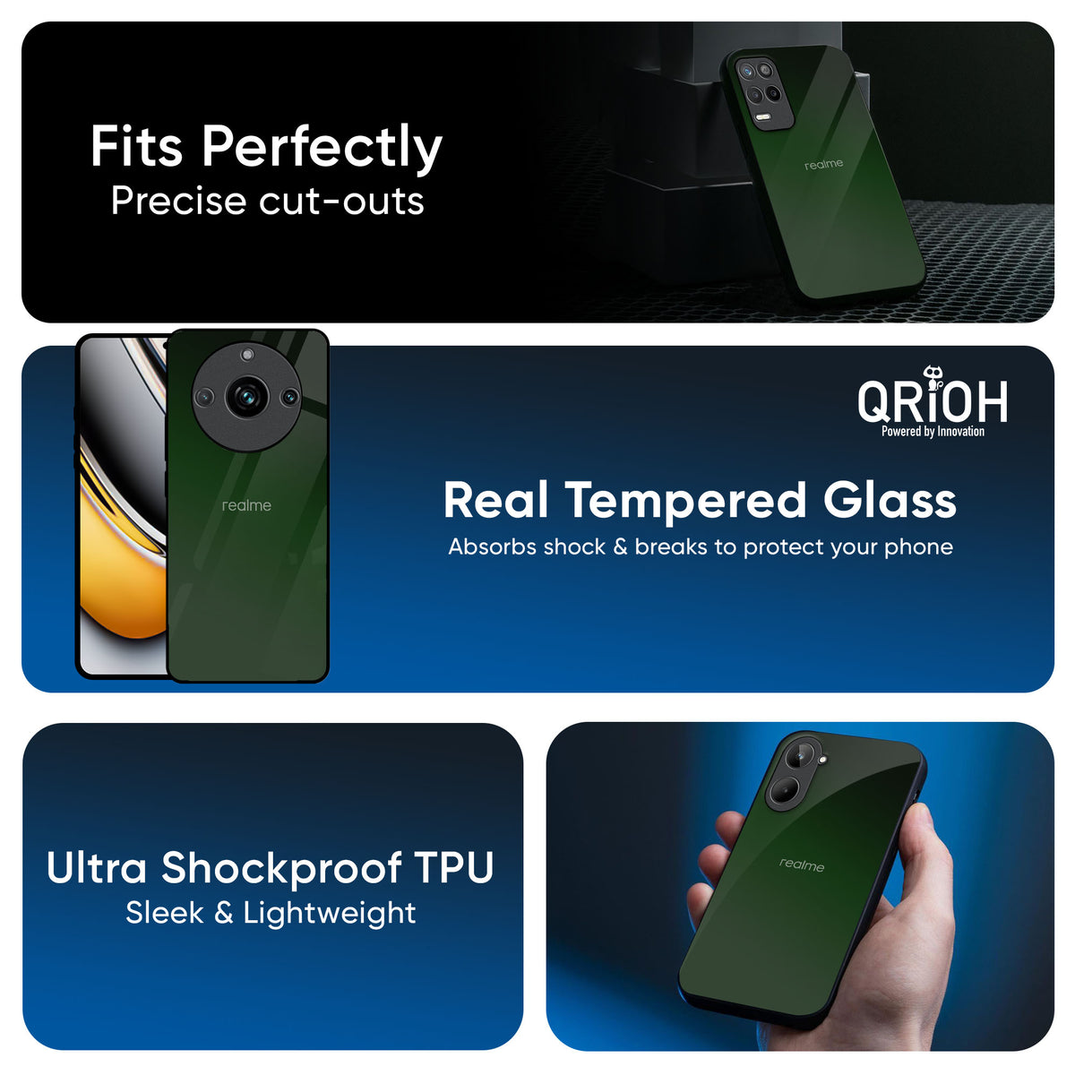 Deep Forest Glass Case for Realme 13 5G