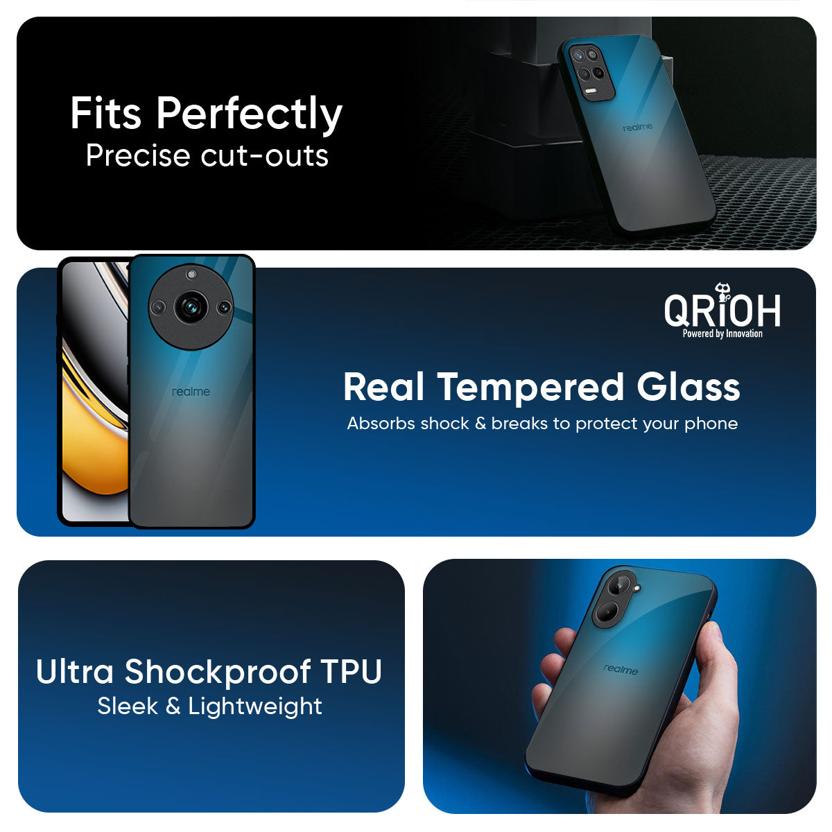 Cool Breeze Glass Case for Realme GT7 Pro