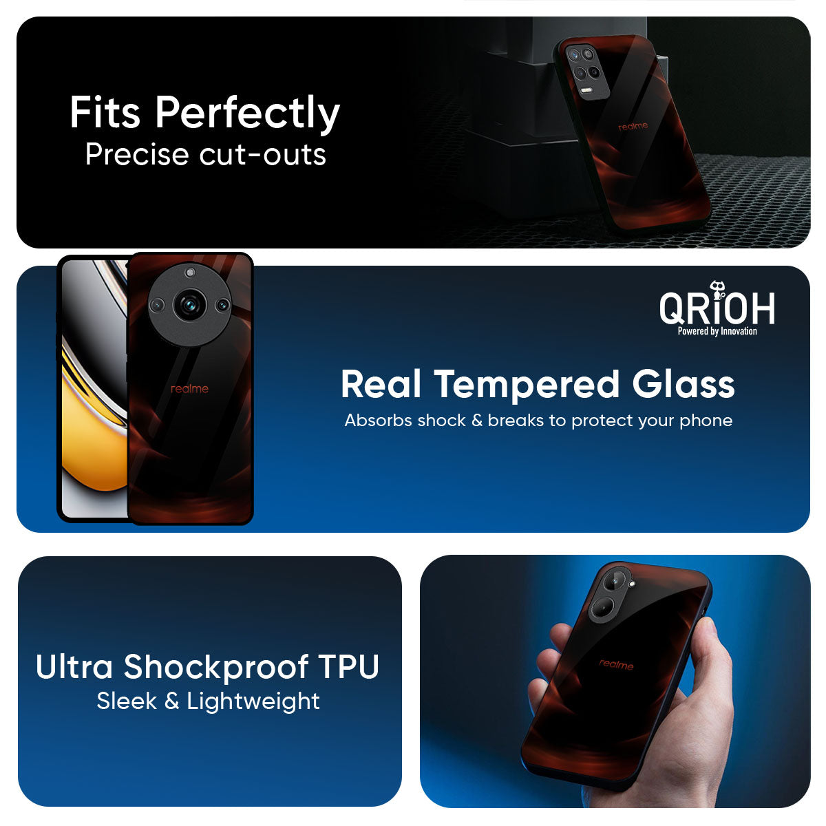 Evil Fire Glass Case for Realme GT7 Pro