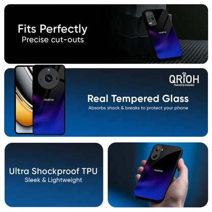 Black Onyx Glass Case for Realme GT7 Pro