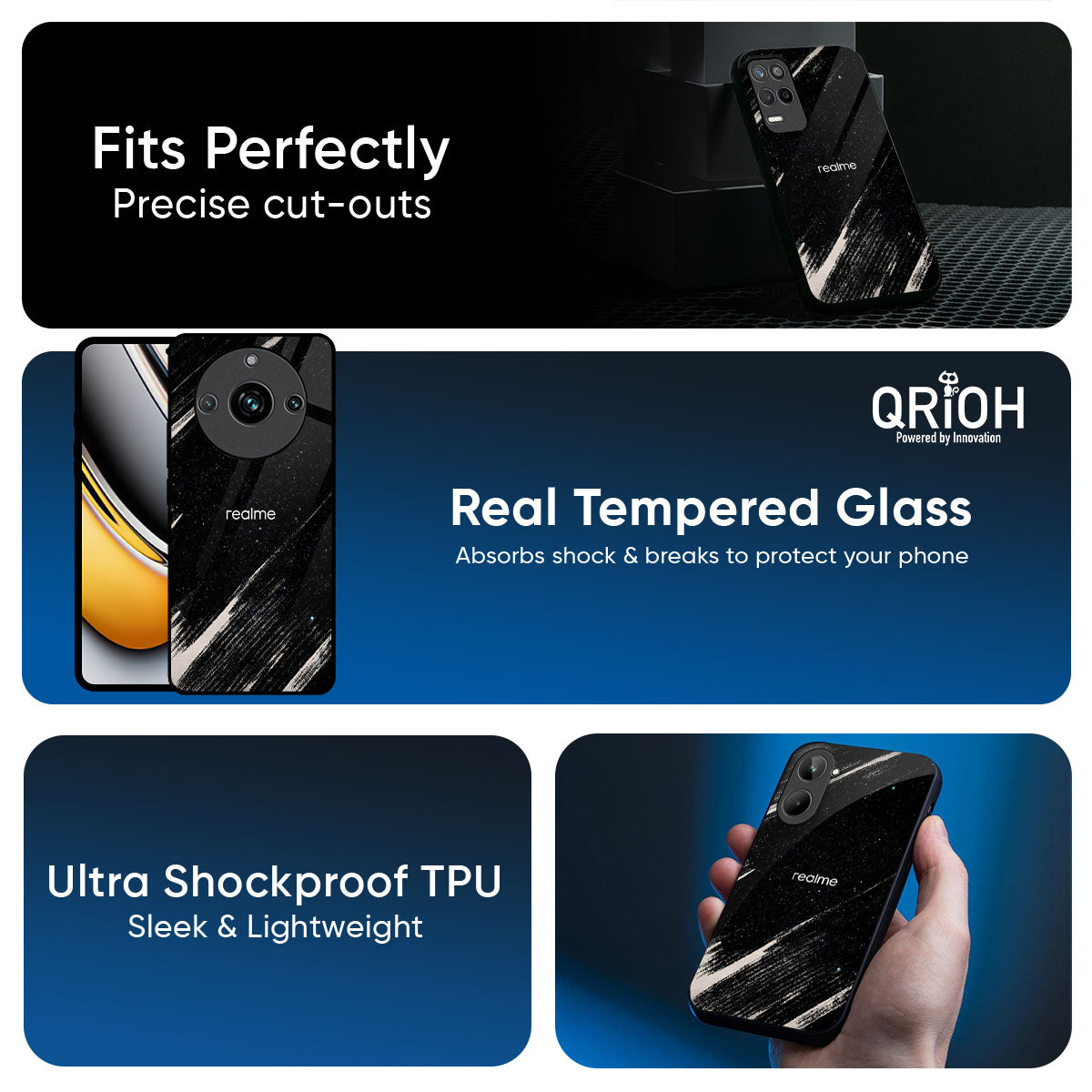 Galaxy Art Glass Case for Realme GT7 Pro