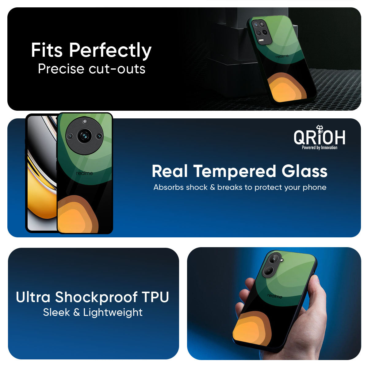 Grass N Sun Glass Case for Realme GT7 Pro