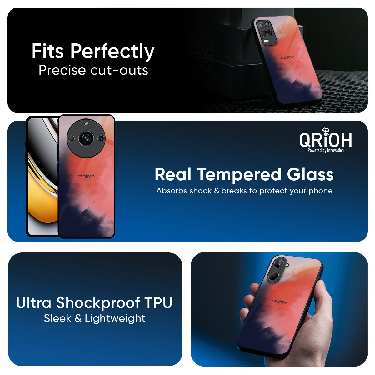 Scary Weather Glass Case for Realme GT7 Pro