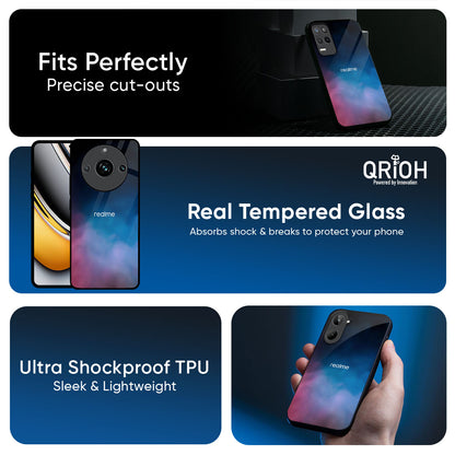 Cloudy Galaxy Glass Case for Realme GT7 Pro
