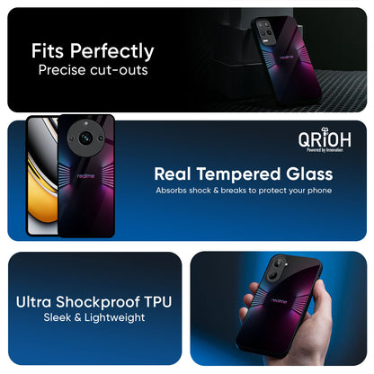 Disco Line Glass Case for Realme GT7 Pro