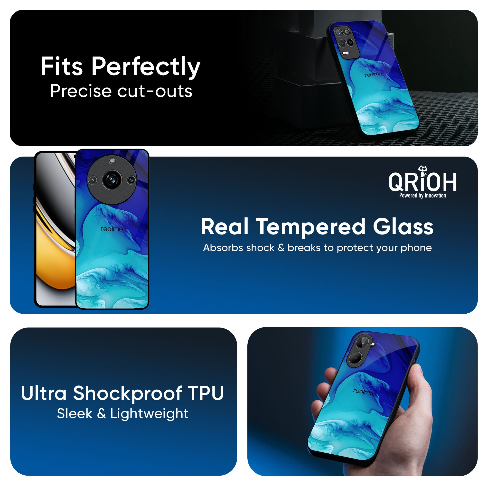 Raging Tides Glass Case for Realme 13 5G