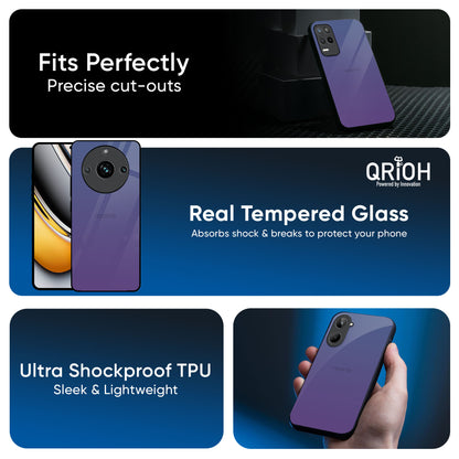 Indigo Pastel Glass Case For Realme 13 5G