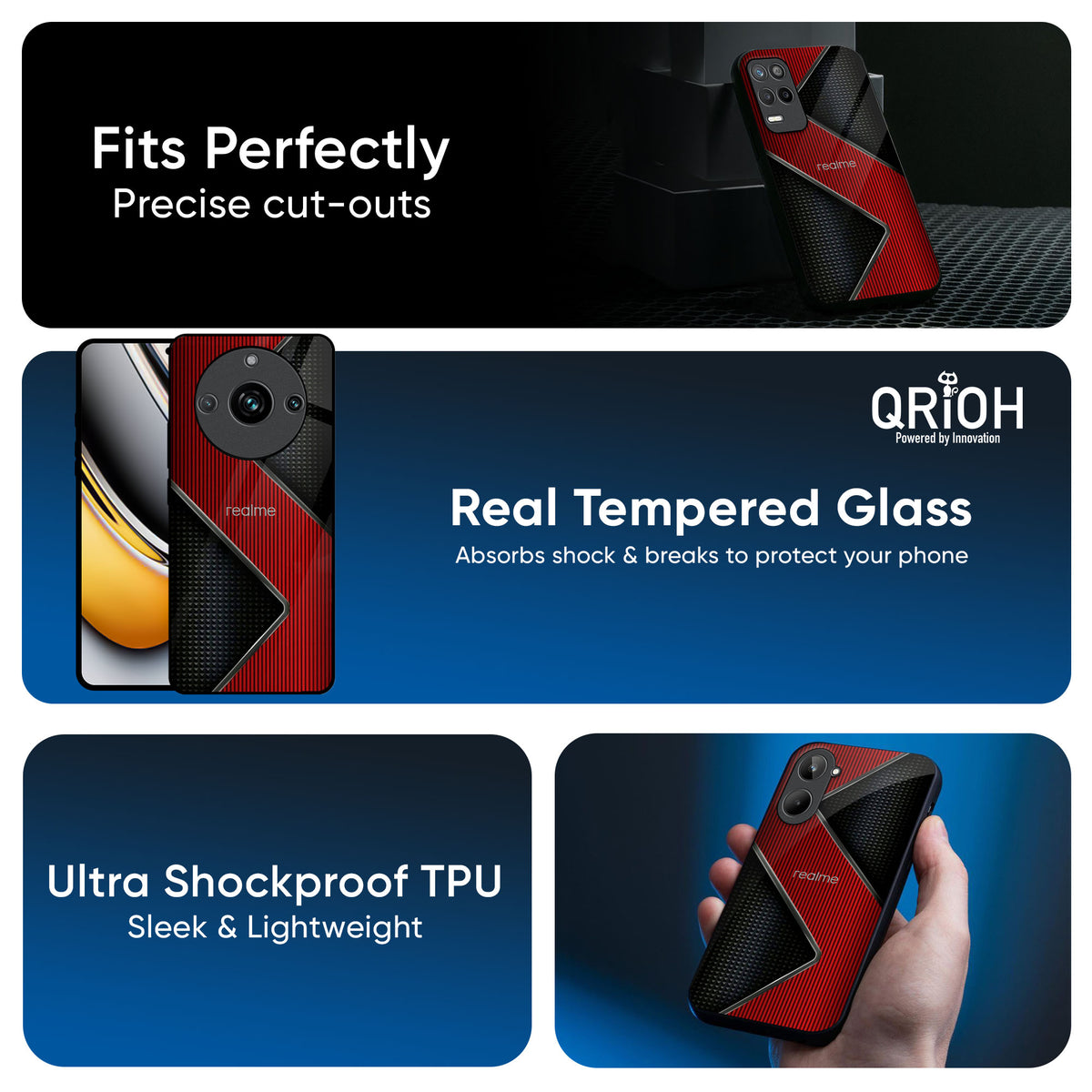 Art Of Strategic Glass Case For Realme 13 Pro Plus 5G
