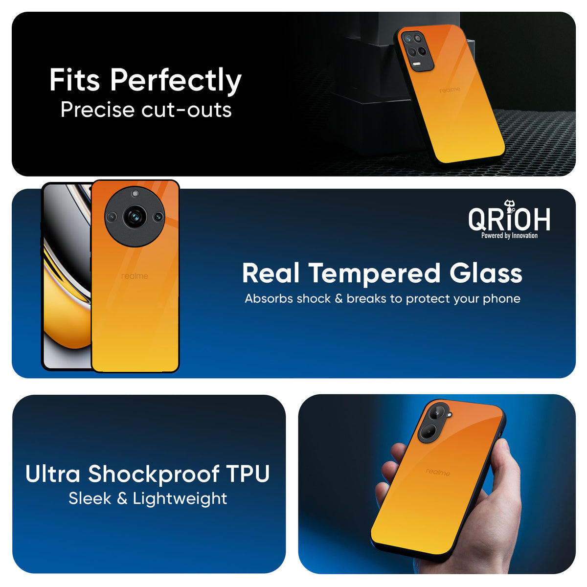 Sunset Glass Case for Realme 13 5G