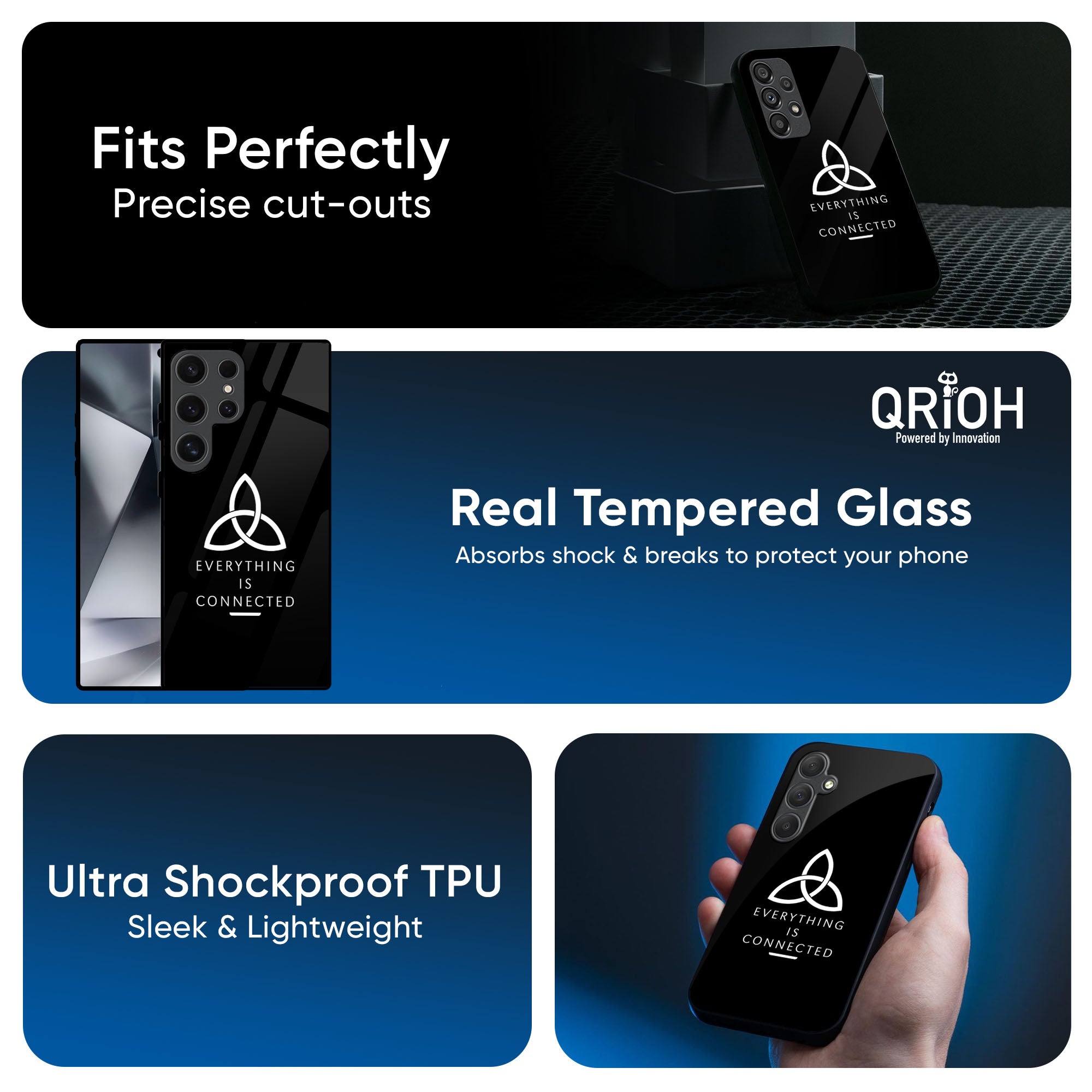 Everything Is Connected Glass Case for Samsung Galaxy A56 5G