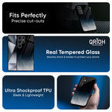 Black Aura Glass Case for Samsung Galaxy S25 5G